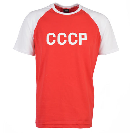Kids Soviet Union (CCCP) Raglan Sleeve Red/White T-Shirt_0