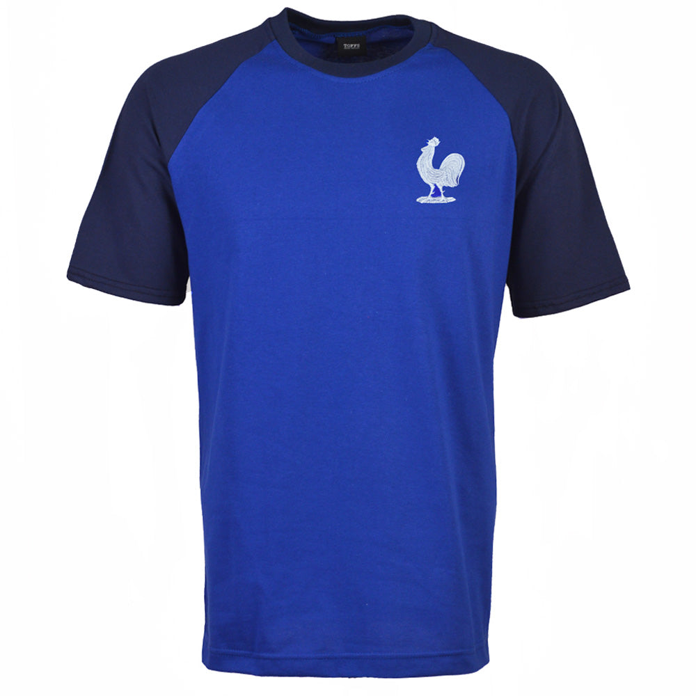 Kids France Raglan Sleeve Royal/Navy T-Shirt_0