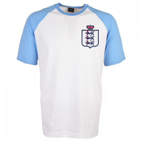 Kids England Raglan Sleeve White/Sky T-Shirt_0