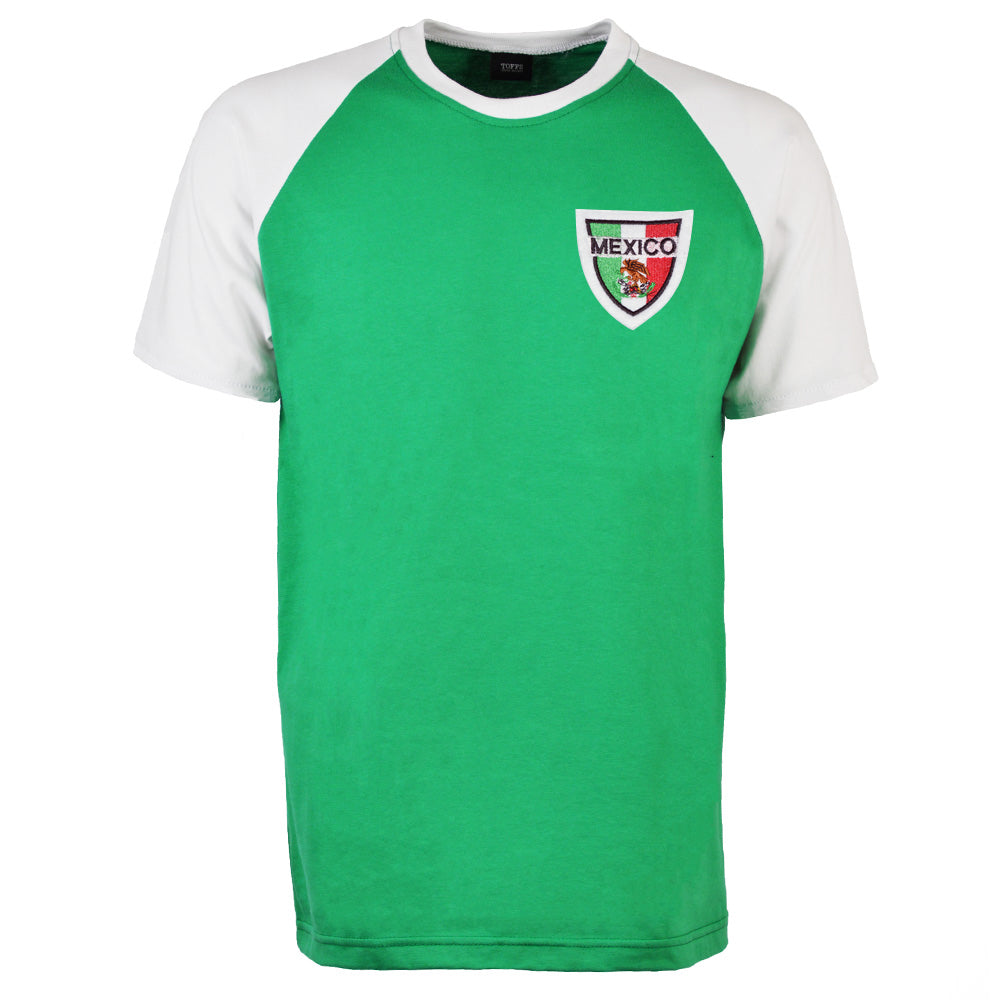 Kids Mexico Raglan Sleeve Green/White T-Shirt_0