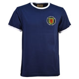 Kids Scotland 1970's Navy/White T-Shirt_0