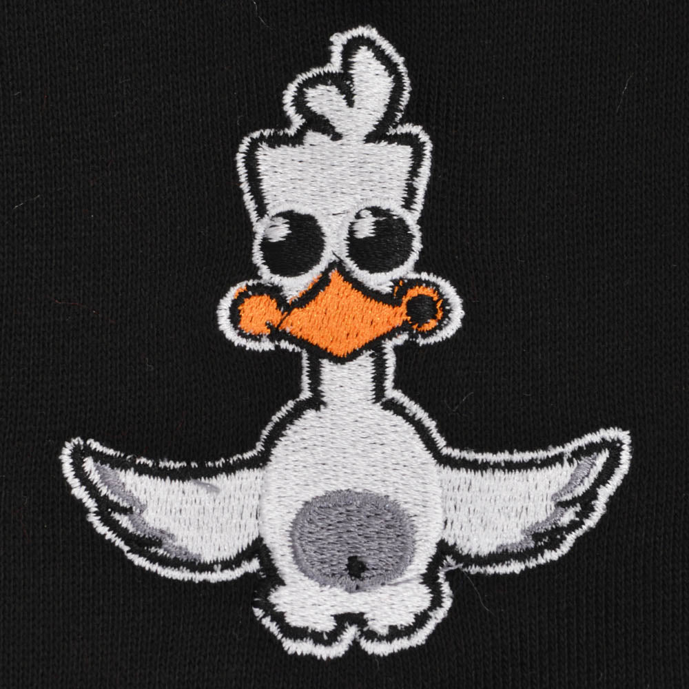 Kids Swansea Hoodie - Black/White_1