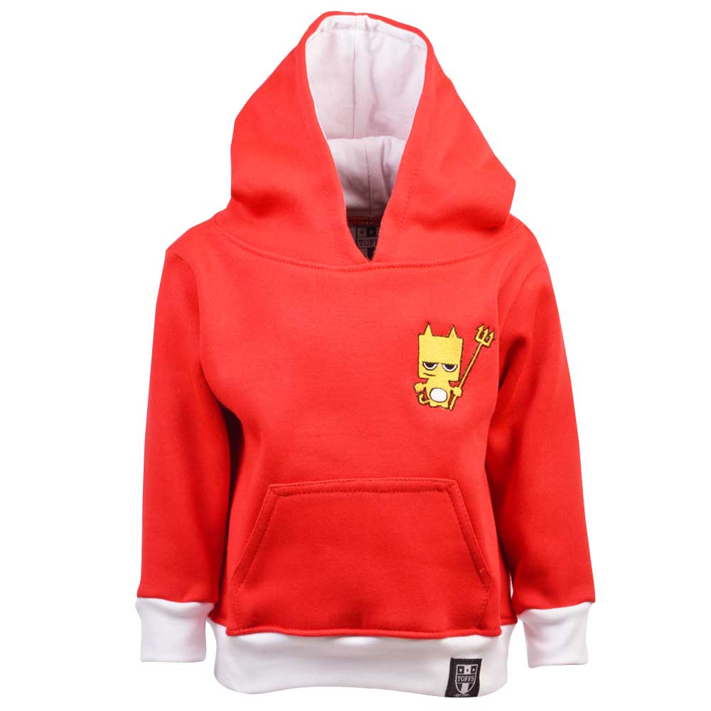 Kids Manchester Reds Hoodie - Red/White_0