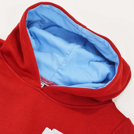 Kids Hammers Hoodie - Maroon/Sky_2