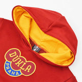 Kids Dukla Prague Hoodie - Maroon/Amber_2