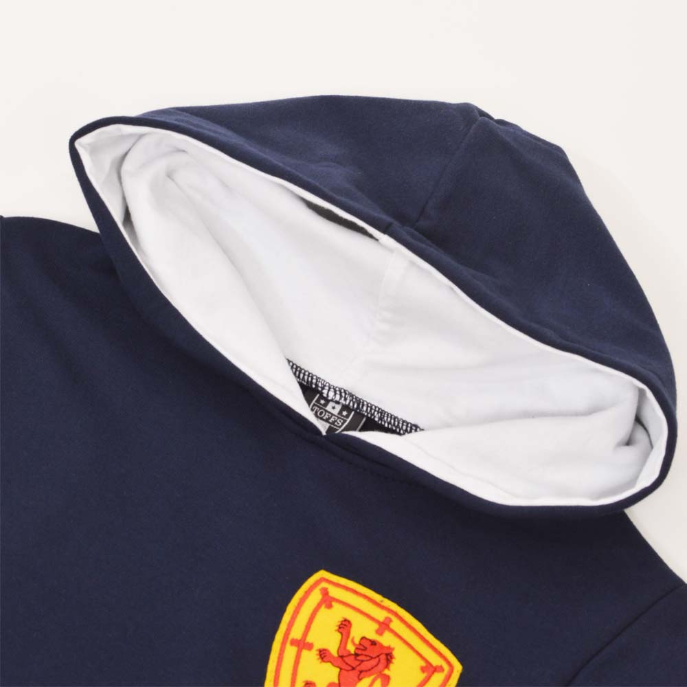Kids Scotland Hoodie - Navy/White_2