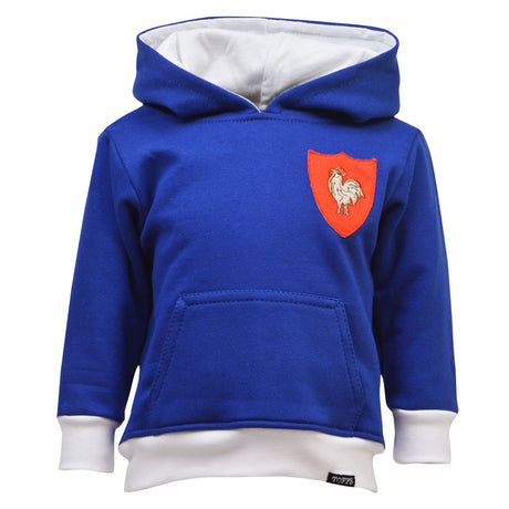 Kids France Hoodie - Royal/White_0