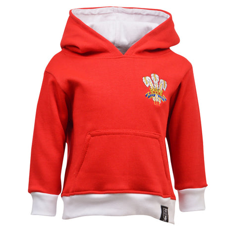 Kids Wales Hoodie - Red/White_0