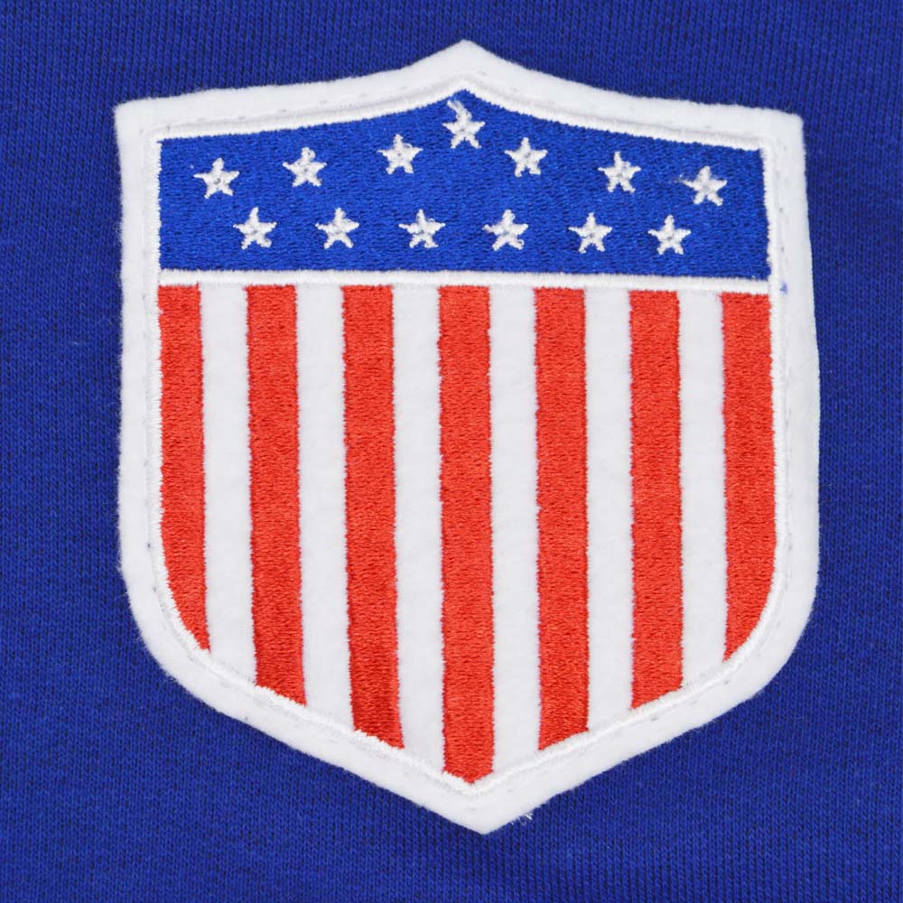 Kids USA Hoodie - Royal/White_1