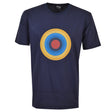 Navy Roundal print t-shirt_0