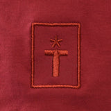 Maroon Roundal print t-shirt_1