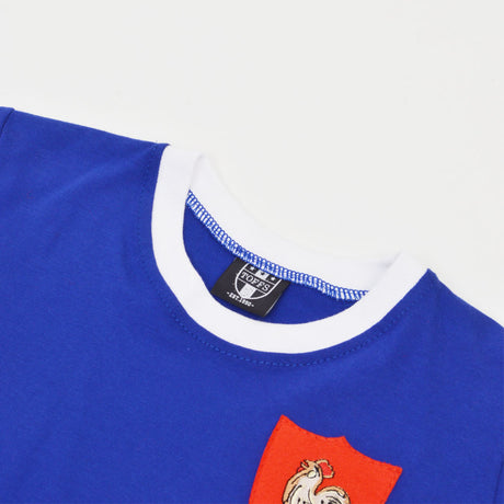 Kids France Tee Royal/White Ringer_2