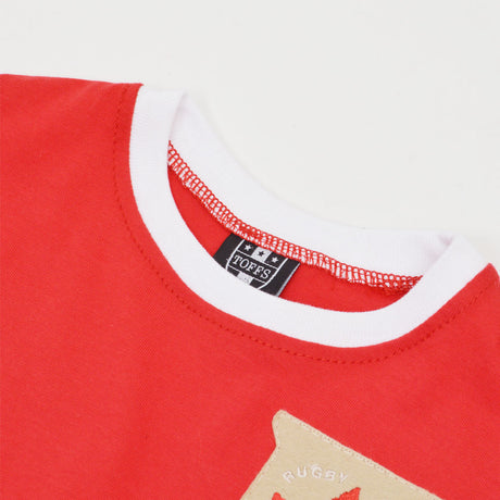 Kids Canada Tee Red/White Ringer_2