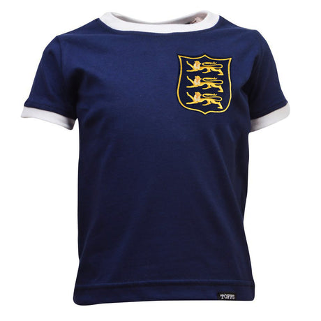 Kids British & Irish Lions 1930's Tee Navy/White Ringer_0