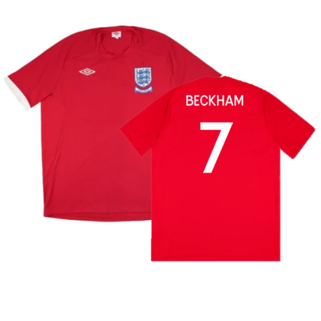 England 2010-11 Away Shirt (XL) (Good) (BECKHAM 7)_2